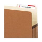 Smead™ Redrope Drop Front File Pockets with 2/5-Cut Guide Height Tabs, 3.5" Expansion, Legal Size, Redrope, 25/Box (SMD74088) Pack of 25