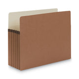 Smead™ Redrope Drop Front File Pockets, 5.25" Expansion, Letter Size, Redrope, 10/Box (SMD73234) Pack of 10