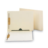 Smead™ Heavyweight End Tab Fastener Folders, Interior Back-Cover Pocket, 0.75" Expansion, 2 Fasteners, Letter Size, Manila, 50/Box (SMD34101) Box of 50