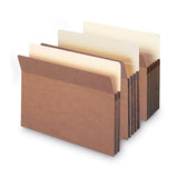 Smead™ Redrope Drop Front File Pockets, 5.25" Expansion, Letter Size, Redrope, 10/Box (SMD73234) Pack of 10