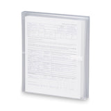 Smead™ Poly Side-Load Envelopes, Fold-Over Closure, 9.75 x 11.63, Clear, 5/Pack (SMD89661) Each