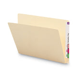 Smead™ Extended End Tab Manila Folders, Straight Tabs, Letter Size, 0.75" Expansion, Manila, 100/Box (SMD24250) Box of 100