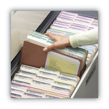 Smead™ Redrope Drop Front File Pockets, 5.25" Expansion, Letter Size, Redrope, 10/Box (SMD73234) Pack of 10