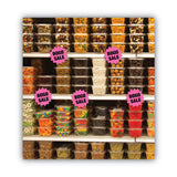COSCO Die Cut Paper Signs, 4" Round, Assorted Colors, Pack of 60 Each (COS090249) Each