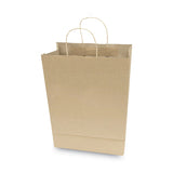 COSCO Premium Shopping Bag, 10" x 4.5" x 13", Brown Kraft, 50/Box (COS091565) Case of 50