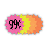 COSCO Die Cut Paper Signs, 4" Round, Assorted Colors, Pack of 60 Each (COS090249) Each