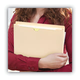 Smead™ 100% Recycled Top Tab File Jackets, Straight Tab, Legal Size, Manila, 50/Box (SMD75607) Pack of 50