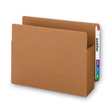 Smead™ Heavy-Duty Redrope End Tab TUFF Pockets, 5.25" Expansion, Letter Size, Redrope, 10/Box (SMD73790) Pack of 10