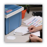 Smead™ Viewables Hanging Folder Tabs and Labels, Quick-Fold Tabs with Labels, 1/3-Cut, White, 3.5" Wide, 45/Pack (SMD64912) Pack of 45