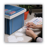 Smead™ Viewables Hanging Folder Tabs and Labels, Quick-Fold Tabs with Labels, 1/3-Cut, White, 3.5" Wide, 45/Pack (SMD64912) Pack of 45
