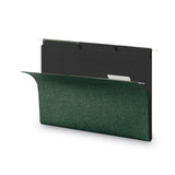 Smead™ Interior File Folders, 1/3-Cut Tabs: Assorted, Letter Size, 0.75" Expansion, Black/Gray, 100/Box (SMD10243) Box of 100