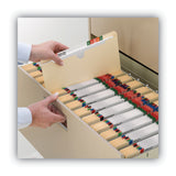 Smead™ 100% Recycled Top Tab File Jackets, Straight Tab, Legal Size, Manila, 50/Box (SMD75607) Pack of 50