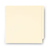 Smead™ End Tab Folders with Antimicrobial Product Protection, Straight Tabs, Letter Size, 0.75" Expansion, Manila, 100/Box (SMD24113) Box of 100