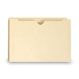 Smead™ 100% Recycled Top Tab File Jackets, Straight Tab, Legal Size, Manila, 50/Box (SMD75607) Pack of 50