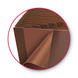 Smead™ TUFF Expanding Open-Top Stadium File, 31 Sections, 1/31-Cut Tabs, Letter Size, Redrope (SMD70467) Each