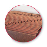 Smead™ TUFF Expanding Open-Top Stadium File, 31 Sections, 1/31-Cut Tabs, Letter Size, Redrope (SMD70467) Each