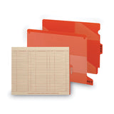 Smead™ End Tab Poly Out Guides, Two-Pocket Style, 1/3-Cut End Tab, Out, 8.5 x 11, Red, 50/Box (SMD61960) Box of 50