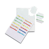 Smead™ Viewables Hanging Folder Tabs and Labels, Quick-Fold Tabs with Labels, 1/3-Cut, White, 3.5" Wide, 45/Pack (SMD64912) Pack of 45