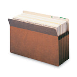 Smead™ Redrope Drop Front File Pockets, 5.25" Expansion, Legal Size, Redrope, 10/Box (SMD74234) Pack of 10