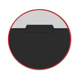 Smead™ Interior File Folders, 1/3-Cut Tabs: Assorted, Letter Size, 0.75" Expansion, Black/Gray, 100/Box (SMD10243) Box of 100