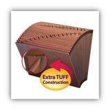 Smead™ TUFF Expanding Open-Top Stadium File, 31 Sections, 1/31-Cut Tabs, Letter Size, Redrope (SMD70467) Each