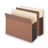 Smead™ Redrope Drop-Front File Pockets with Fully Lined Gussets, 3.5" Expansion, Letter Size, Redrope, 10/Box (SMD73264) Pack of 10
