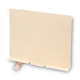 Smead™ Self-Adhesive Folder Dividers for Top/End Tab Folders, Prepunched for Fasteners, 1 Fastener, Letter Size, Manila, 100/Box (SMD68021) Box of 25