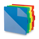 Smead™ End Tab Poly Out Guides, Two-Pocket Style, 1/3-Cut End Tab, Out, 8.5 x 11, Red, 50/Box (SMD61960) Box of 50