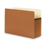 Smead™ Redrope Drop Front File Pockets, 5.25" Expansion, Legal Size, Redrope, 10/Box (SMD74234) Pack of 10