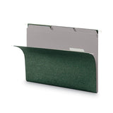Smead™ Interior File Folders, 1/3-Cut Tabs: Assorted, Letter Size, 0.75" Expansion, Gray, 100/Box (SMD10251) Box of 100