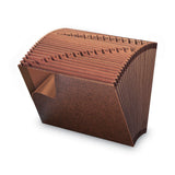 Smead™ TUFF Expanding Open-Top Stadium File, 31 Sections, 1/31-Cut Tabs, Letter Size, Redrope (SMD70467) Each