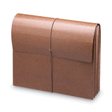 Smead™ Classic Expanding Wallets, 3.5" Expansion, 1 Section, Elastic Cord Closure, Letter Size, Redrope (SMD71353) Each