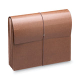 Smead™ Classic Expanding Wallets, 3.5" Expansion, 1 Section, Elastic Cord Closure, Letter Size, Redrope (SMD71353) Each