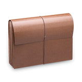 Smead™ Classic Expanding Wallets, 3.5" Expansion, 1 Section, Elastic Cord Closure, Legal Size, Redrope (SMD71356) Each