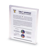 Smead™ Poly String and Button Interoffice Envelopes, Open-End (Vertical), 9.75 x 11.63, Clear, 5/Pack (SMD89540) Pack of 5