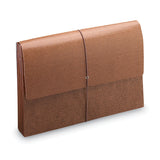 Smead™ Classic Expanding Wallets with Tear-Resistant Gussets, 3.5" Expansion, 1 Section, Elastic Cord Closure, Legal Size, Redrope (SMD71456) Each