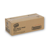 Dixie® Plastic Cutlery, Mediumweight Knives, White, 1,000/Carton (DXEPKM21) Carton of 1000