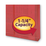 Smead™ Poly String and Button Interoffice Envelopes, Open-End (Vertical), 9.75 x 11.63, Transparent Red, 5/Pack (SMD89547) Pack of 5 Envelopes