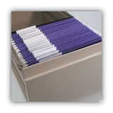Smead™ Color Hanging Folders with 1/3 Cut Tabs, Letter Size, 1/3-Cut Tabs, Purple, 25/Box (SMD64023) Box of 25