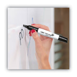 BIC® Intensity Low Odor Chisel Tip Dry Erase Marker, Extra-Broad Bullet Tip, Red, Dozen (BICGDEM11RD) Box of 12