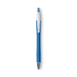 BIC® GLIDE Exact Ballpoint Pen, Retractable, Fine 0.7 mm, Blue Ink, Blue Barrel, Dozen (BICVCGN11BE) 1 Dozen