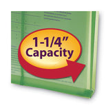 Smead™ Poly String and Button Interoffice Envelopes, Open-End (Vertical), 9.75 x 11.63, Transparent Green, 5/Pack (SMD89543) Pack of 5 Envelopes
