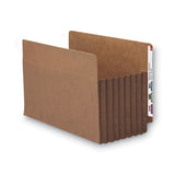 Smead™ Heavy-Duty Redrope End Tab TUFF Pockets, 7" Expansion, Legal Size, Redrope, 5/Box (SMD74795) Pack of 5