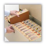 Smead™ Recycled Top Tab File Pockets, 3.5" Expansion, Letter Size, Redrope, 25/Box (SMD73205) Box of 25