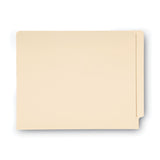 Smead™ 100% Recycled Manila End Tab Folders, Straight Tabs, Letter Size, 0.75" Expansion, Manila, 100/Box (SMD24160) Box of 100