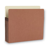 Smead™ Recycled Top Tab File Pockets, 3.5" Expansion, Letter Size, Redrope, 25/Box (SMD73205) Box of 25