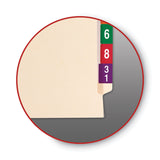 Smead™ End Tab Jackets with Reinforced Tabs, Straight Tab, Letter Size, 11-pt Manila, 100/Box (SMD75700) Pack of 100