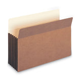 Smead™ Redrope Drop-Front File Pockets with Fully Lined Gussets, 5.25" Expansion, Legal Size, Redrope, 10/Box (SMD74274) Pack of 10