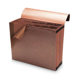 Smead™ TUFF Expanding Wallet, 12 Sections, Elastic Cord Closure, 1/6-Cut Tabs, Letter Size, Redrope (SMD70388) Each