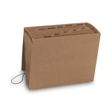 Smead™ Indexed Expanding Kraft Files, 12 Sections, Elastic Cord Closure, 1/12-Cut Tabs, Letter Size, Kraft (SMD70186) Each